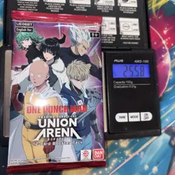 Heavy 25.58g Union Arena Sealed One Punch Man Booster Pack - Image 1