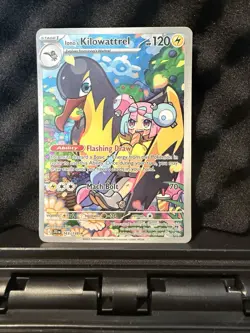 Iono's Kilowattrel 163/159 SV09 Journey Together IR Pokemon TCG Card - Image 1