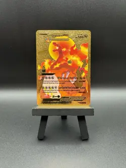 Charizard VMAX Gold Foil Card Pokemon - Image 1