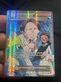 Fossil Researcher - 110/111 - Pokemon Furious Fists Full Art Ultra Rare Card LP - Image 1