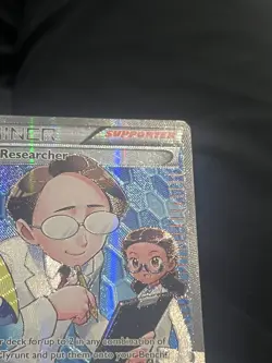 Fossil Researcher - 110/111 - Pokemon Furious Fists Full Art Ultra Rare Card LP - Image 3