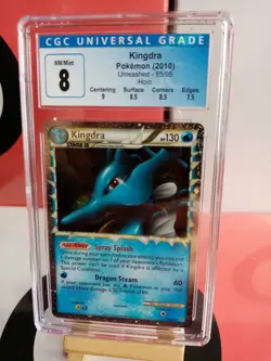 Kingdra 85/95 - Holo Rare - HGSS Unleashed - CGC 8 Graded Pokemon Card - Image 2
