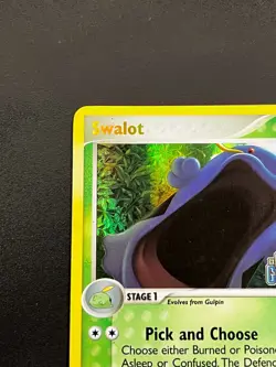 Swalot 11/100 - EX Crystal Guardians Reverse Holo Stamped Pokemon Card LP - Image 5