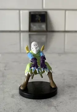 Yu-Gi-Oh Dungeon Dice Monsters Dark Assailant Figure (B1-04) and Card Vintage - Image 2