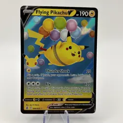 Flying Pikachu v 006/025 Celebrations 25th Anniversary Mint Full Art Card - Image 1