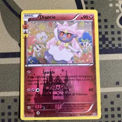 Pokemon TCG Diancie Card Radiant Collection RC22/RC32 Generations - Image 1