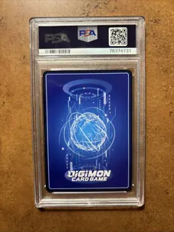 PSA 9 MetalGarurumon X Antibody BT9-031 Alt Art SR Digimon Card Game MINT - Image 3