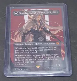 Sephiroth, Fabled SOLDIER (0382) (Borderless) Final Fantasy Regular - Image 1