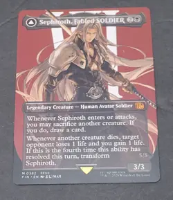 Sephiroth, Fabled SOLDIER (0382) (Borderless) Final Fantasy Regular - Image 2