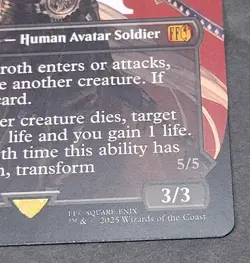 Sephiroth, Fabled SOLDIER (0382) (Borderless) Final Fantasy Regular - Image 5