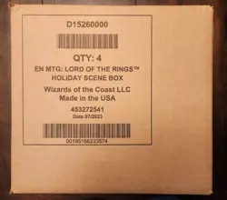 MTG Lord of the Rings (LTR) Scene boxes - Sealed Case of 4 - Image 2