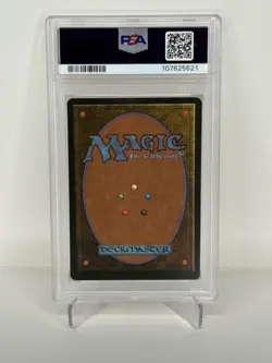 1994 Magic The Gathering Revised Dual Land Savannah PSA 8 #5621 - Image 2