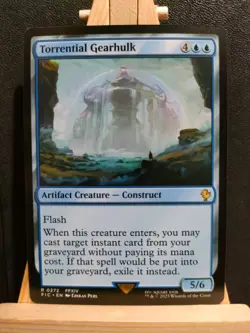 Torrential Gearhulk - Final Fantasy Commander - NM (see pics) MTG - Image 1