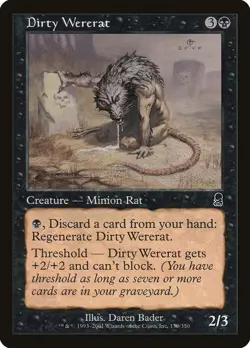 Dirty Wererat [Odyssey] Moderately Played - Image 1