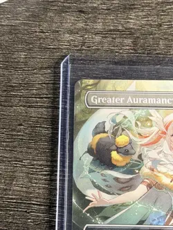 NM Borderless Anime Art Greater Auramancy WOT #0064 Wilds of Eldraine - Image 3