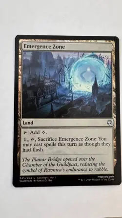 Emergence Zone - 245/264 - War of the Spark - FOIL - Magic the Gathering NM. - Image 1