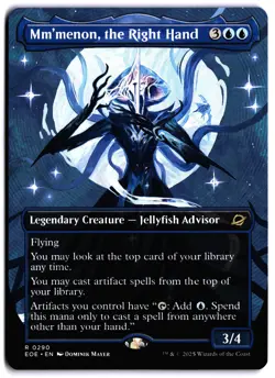 Mm'menon, the Right Hand (Borderless) NM EOE Edge of Eternities MTG - Image 1