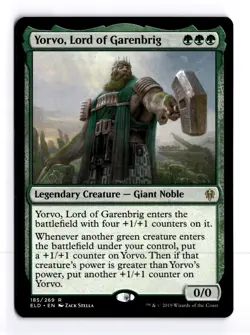 Yorvo, Lord of Garenbrig 185 Throne of Eldraine R MTG LP - Image 1