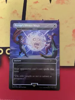 Porom's Silence Magic - Silence (Rainbow Foil) Secret Lair Drop Foil - Image 1