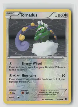 TORNADUS 89/98 REVERSE HOLO EMERGING POWER POKEMON TCG LP - Image 1