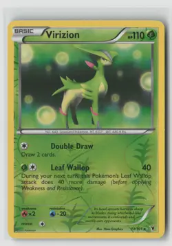 VIRIZION 13/101 REVERSE HOLO NOBLE VICTORIES POKEMON TCG LP - Image 1