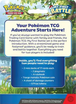 Pokemon TCG: My First Battle—Charmander and Squirtle (2 Ready-to-Play Mini Decks - Image 2