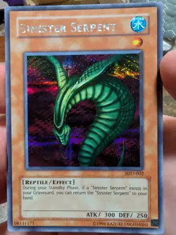 Yu-Gi-Oh Sinister Serpent - SDD-002 - Unlimited NM - Image 1