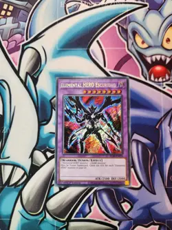 YUGIOH Elemental HERO Escuridao - Secret Rare BLAR-EN056 1ST EDITION - Image 1