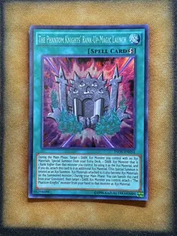 Yugioh The Phantom Knights’ Rank-Up-Magic Launch INOV-EN054 Super Rare LP - Image 1