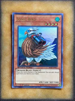Yugioh Sonic Bird SBAD-EN011 Speed Duel Ultra Rare 1st Ed NM - Image 1