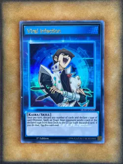 Yugioh Viral Infection SBAD-ENS05 Ultra Rare Speed Duel 1st Ed NM - Image 1