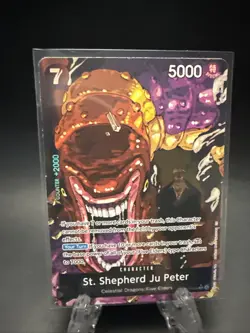 St. Shepherd Ju Peter (Alternate Art) OP13-084 Carrying On His Will Foil VHTF - Image 1
