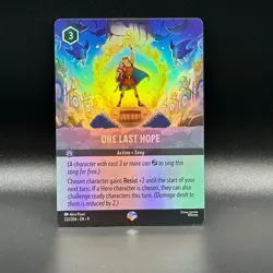 Disney Lorcana ONE LAST HOPE 222/204 Epic - Fabled - Image 1