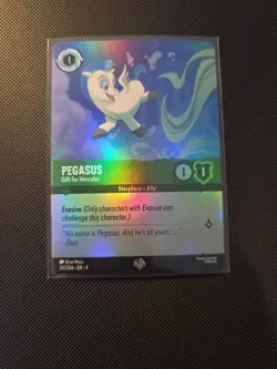 Disney Lorcana TCG Pegasus Gift for Hercules Epic 212/204 Fabled Holo - Image 1