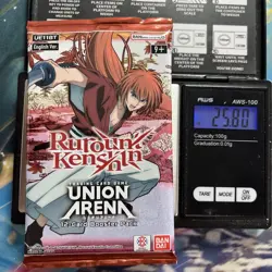 Heavy 25.80g Union Arena Sealed Rurouni Kenshin Booster Pack - Image 1