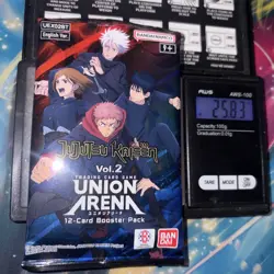 Heavy 25.83g Union Arena Sealed Jujutsu Kaisen Vol. 2 Booster Pack - Image 1