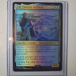 Cid, Timeless Artificer Final Fantasy Fin Magic MTG Card #415 NM Foil - Image 1