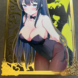 Goddess Story Gold METAL Card - NO Serial Number Mai Bunny Girl **READ** - Image 3