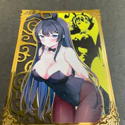 Goddess Story Gold METAL Card - NO Serial Number Mai Bunny Girl **READ** - Image 4