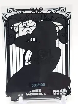 Goddess Story - Black Metal Waifu Card - Makima - NUMBERED #/100 - Image 2