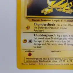 Electabuzz Non Holo 20/102 Base Set Pokemon Card - Image 4