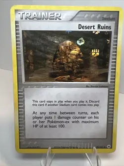 MP+ Desert Ruins 88/101 Reverse Holo Hidden Legends AUTHENTIC Pokemon Card - Image 1
