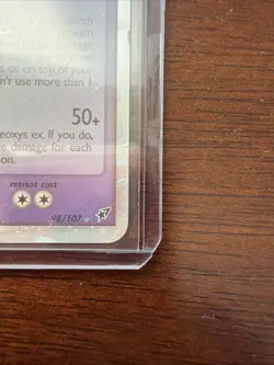 Pokemon TCG Deoxys EX (Attack) Holo Rare Card 98/107 - Image 5