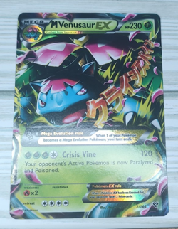 Pokemon M Venusaur EX Full Art Ultra Rare Mega Evolution Holo Card 2/146 TCG - Image 1
