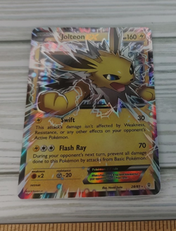 Jolteon EX 28/83 - XY Generations Holo - Pokemon Card TCG - Image 2