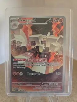 Pokemon Garganacl TCG Illustration Rare Card 147/132 Mega Evolution - Image 1