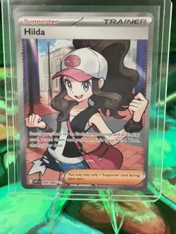 Pokemon Hilda (164/086) Sv: White Flare Ultra Rare Holo Trainer Card - Image 1