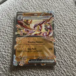 Toxtricity EX 100/182 Holo Double Rare S & V Paradox Rift Pokemon Card - Image 1