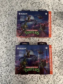 Magic The Gathering Teenage Mutant Ninja Turtles Collector Booster Pack Lot MTG - Image 1