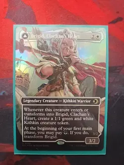 Brigid, Clachan's Heart (Borderless) Lorwyn Eclipsed Foil - Image 1